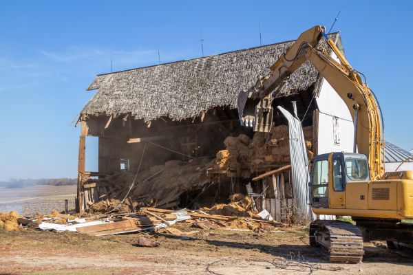 Barn Demolition in Covington