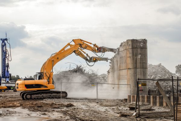 Silo Demolition in Covington