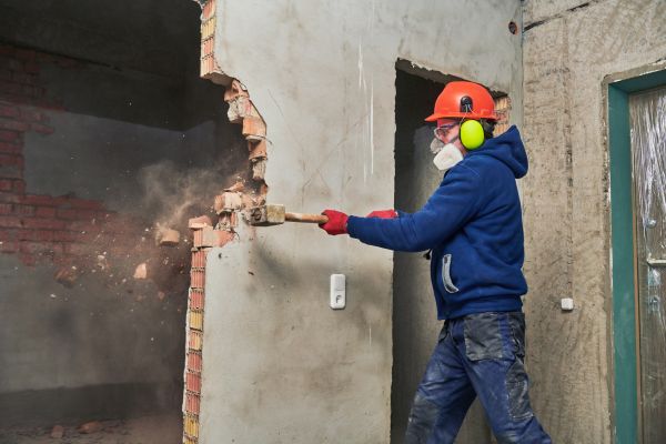 Concrete Wall Demolition in Covington